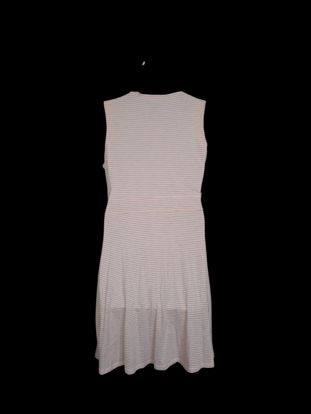 Toad & Co Dress Cue Wrap Organic Cotton Women XL Red Ivory Striped Coastal NWT - Picture 5 of 9